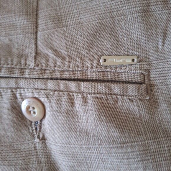 FIBRE Men's Light Beige Cotton Ankle Fit Pants - Size 34" (85cm) - Made in India - Picture 10 of 10